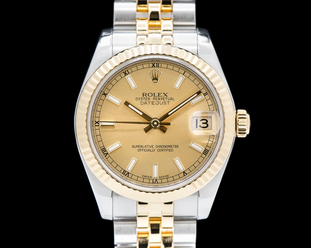 Rolex Rolex Datejust 31 Champagne Dial SS/18k
