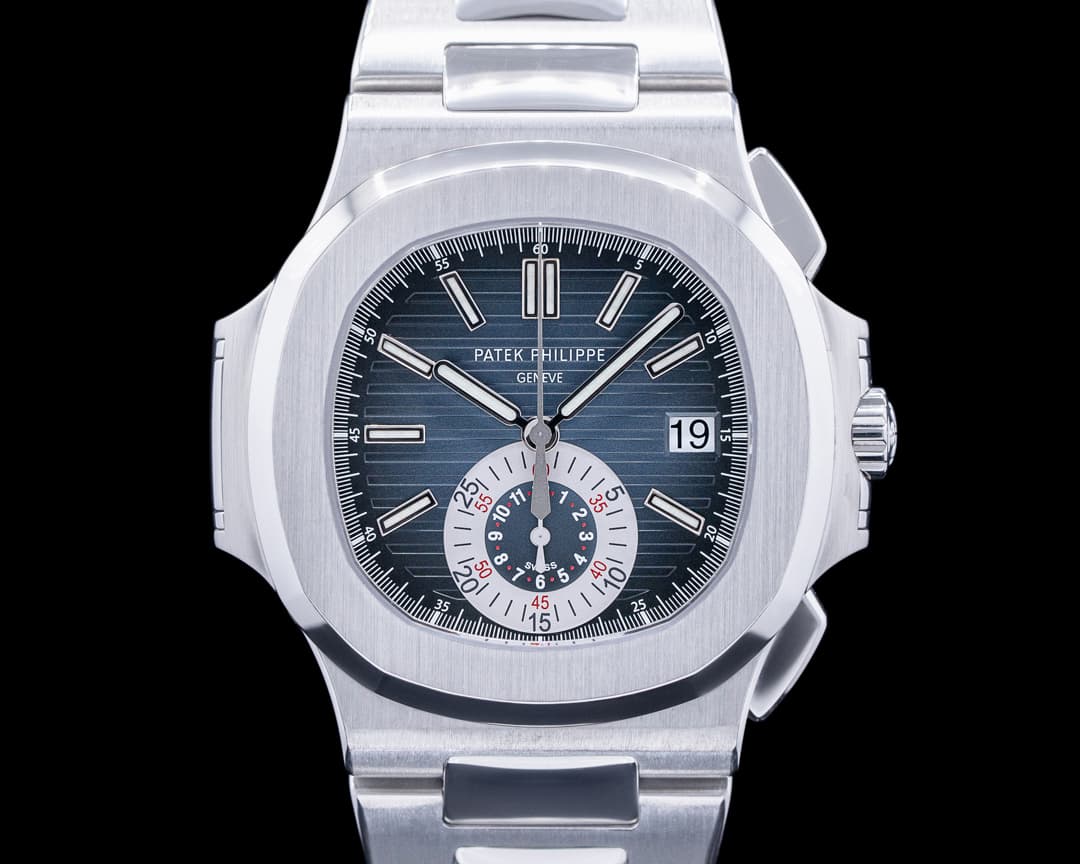Patek Philippe Nautilus 5980/1A Chronograph SS Blue Dial