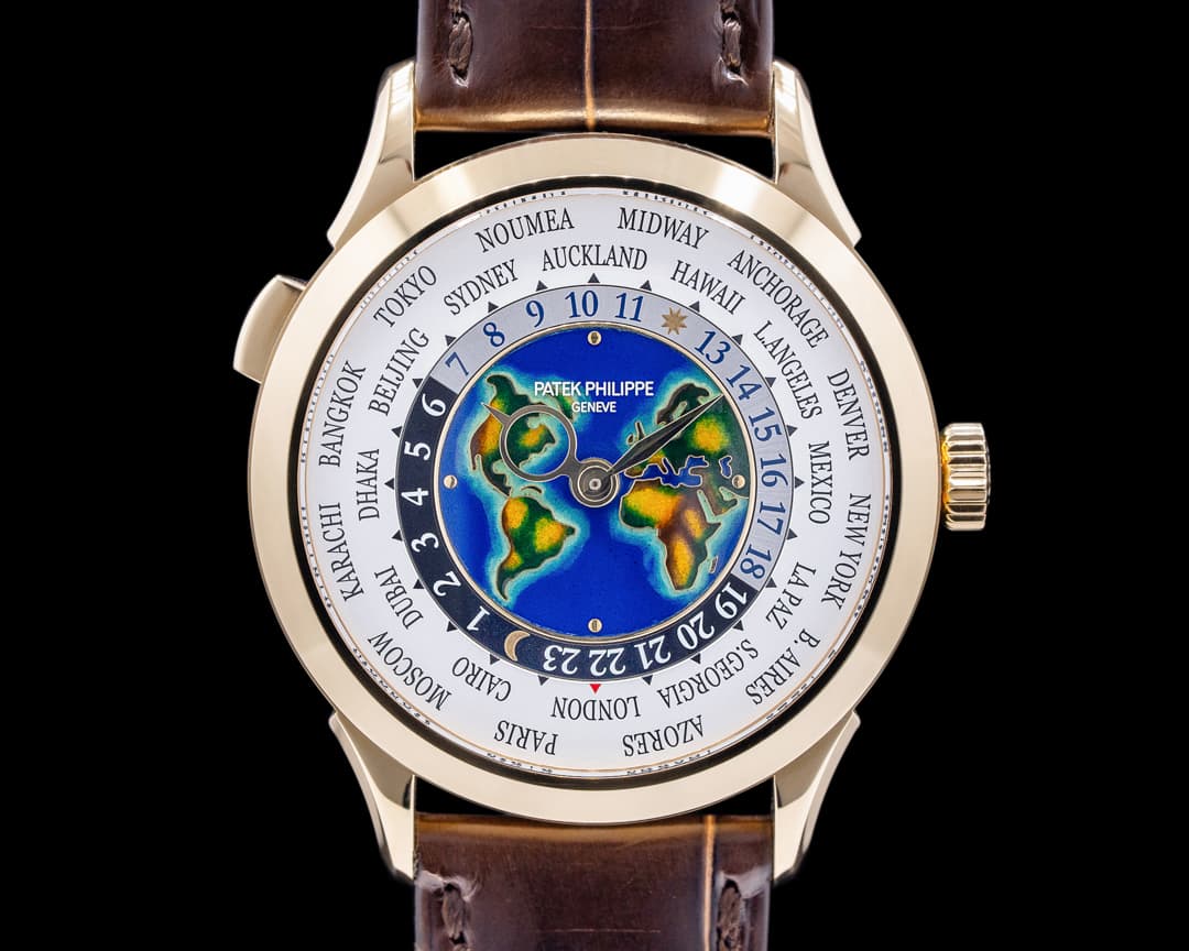 Patek Philippe World Time 5231J Enamel Dial 18K Yellow Gold UNWORN