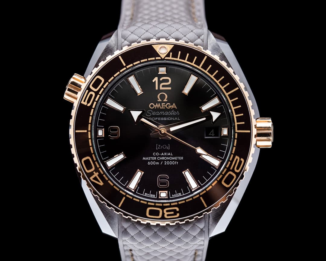Omega Seamaster Planet Ocean Co-Axial Ceramic "Deep Brown" 39.5mm
