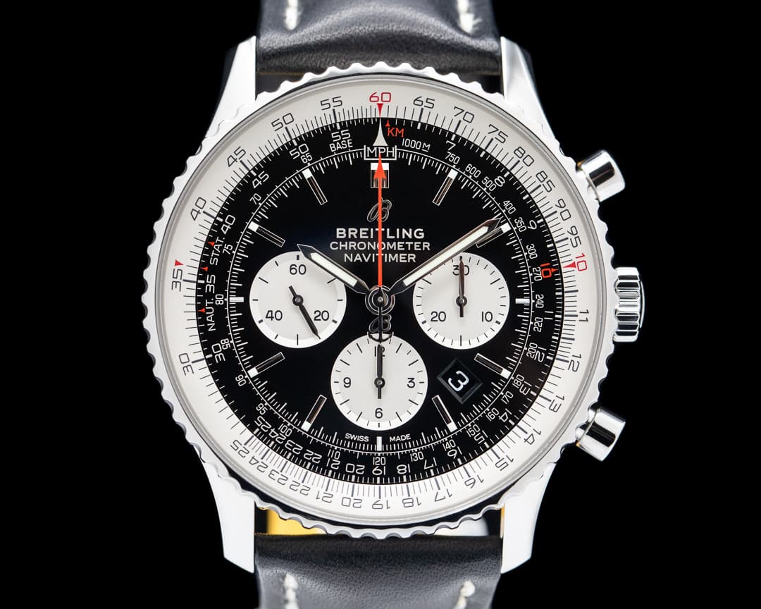 Breitling Navitimer 01 B01 Chronograph Black Dial S/S