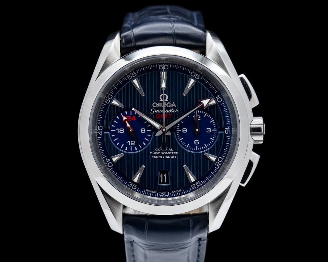 Omega Seamaster Aqua Terra 150M Master Co-Axial Chronometer Chronograph GMT 43
