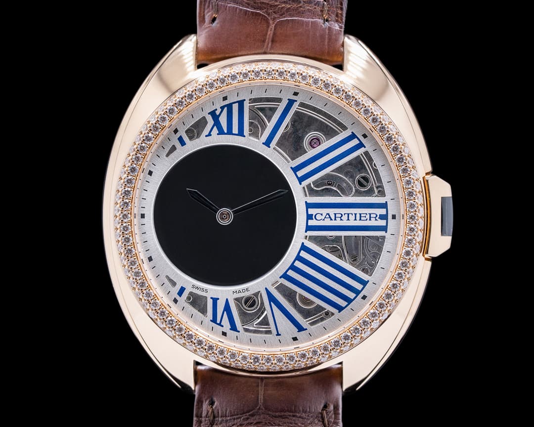 Cartier Cle de Cartier Mystery Openworked Dial Diamond Bezel 41MM