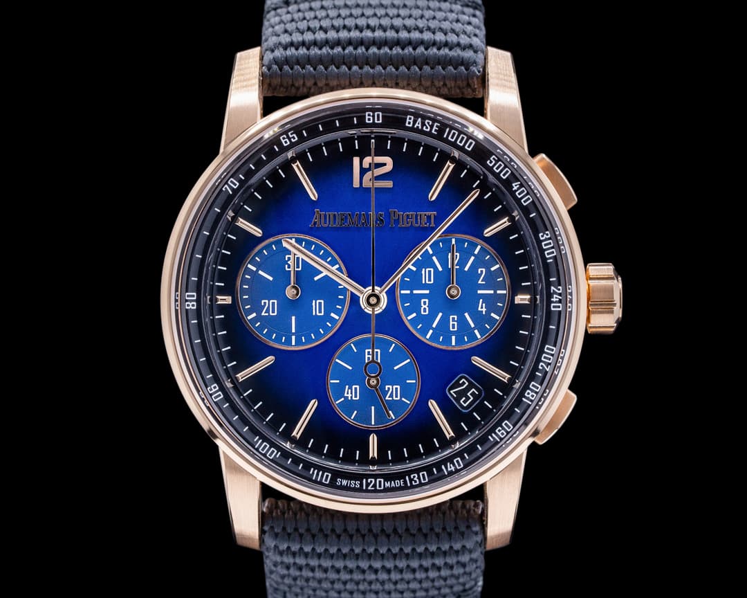 Audemars Piguet Code 11:59 Chronograph Blue Dial Rose Gold