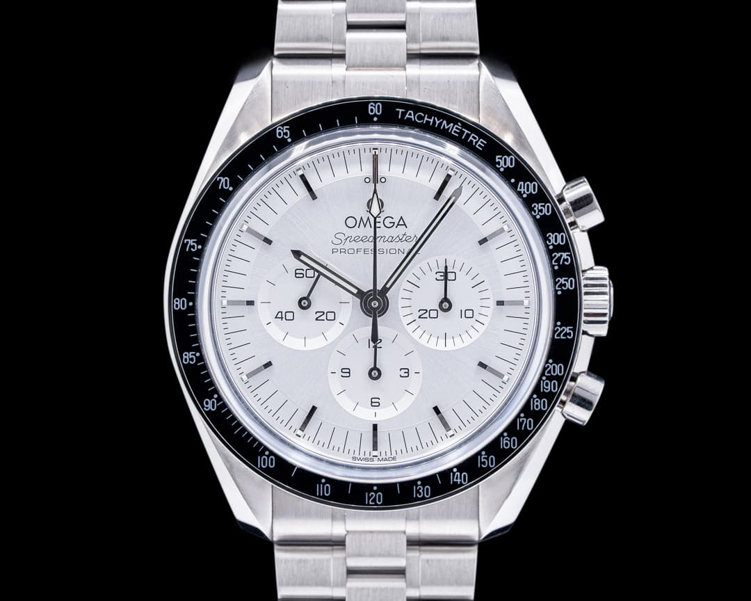 Omega Speedmaster Moonwatch Professional "Canopus" 18K White Gold RARE