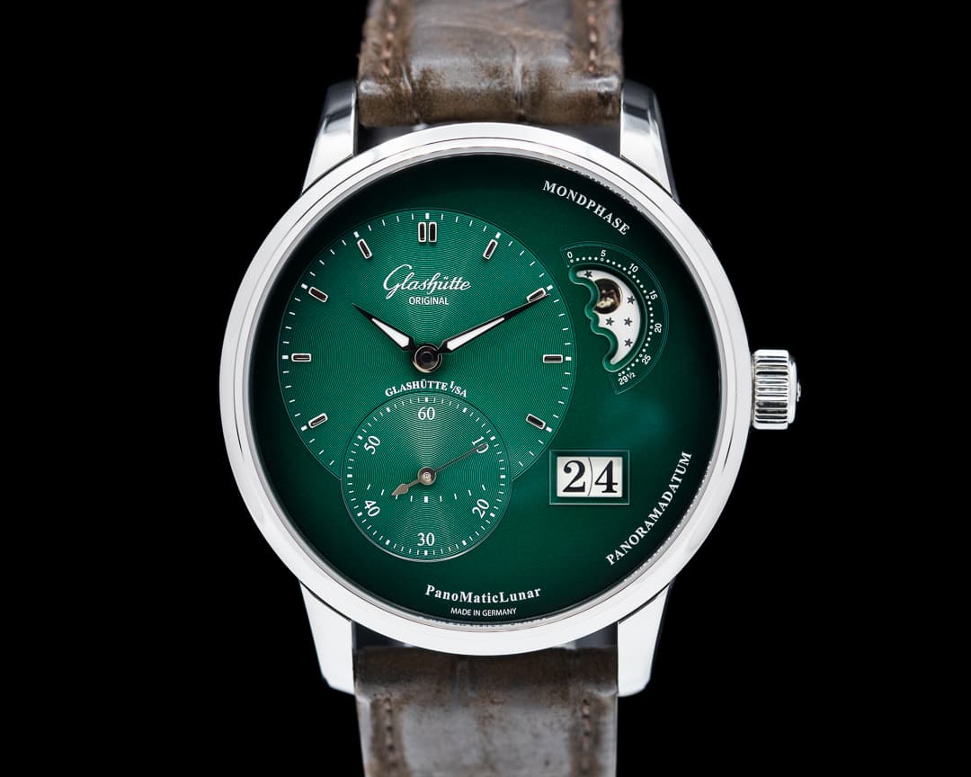 Glashutte Original PanoMaticLunar Dark Green Dial