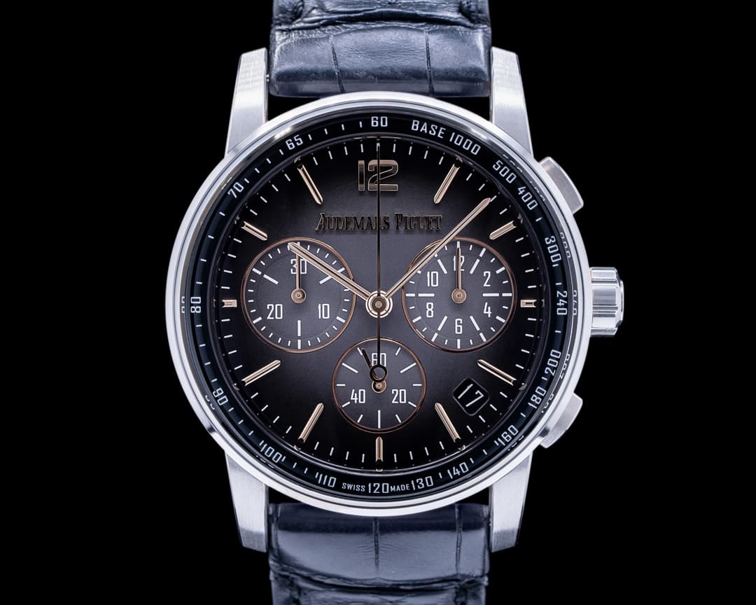 Audemars Piguet Code 11:59 Chronograph 18k White Gold / 18k Rose Black dial