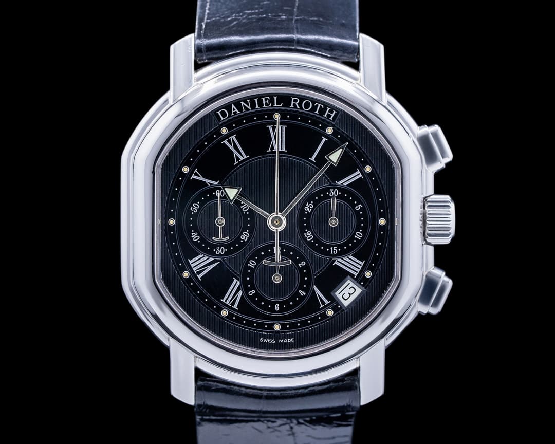 Daniel Roth Masters Chronograph Automatic Black Dial SS S247