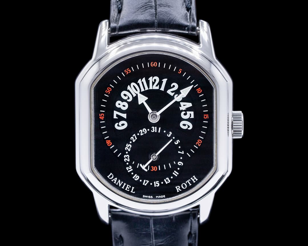 Daniel Roth Premier Retrograde Black Dial SS