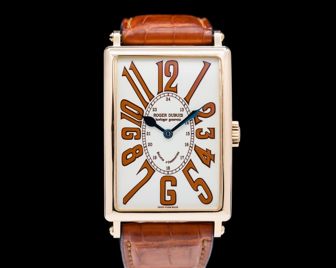 Roger Dubuis Much More XL 18K Rose Gold White Dial FULL SET 