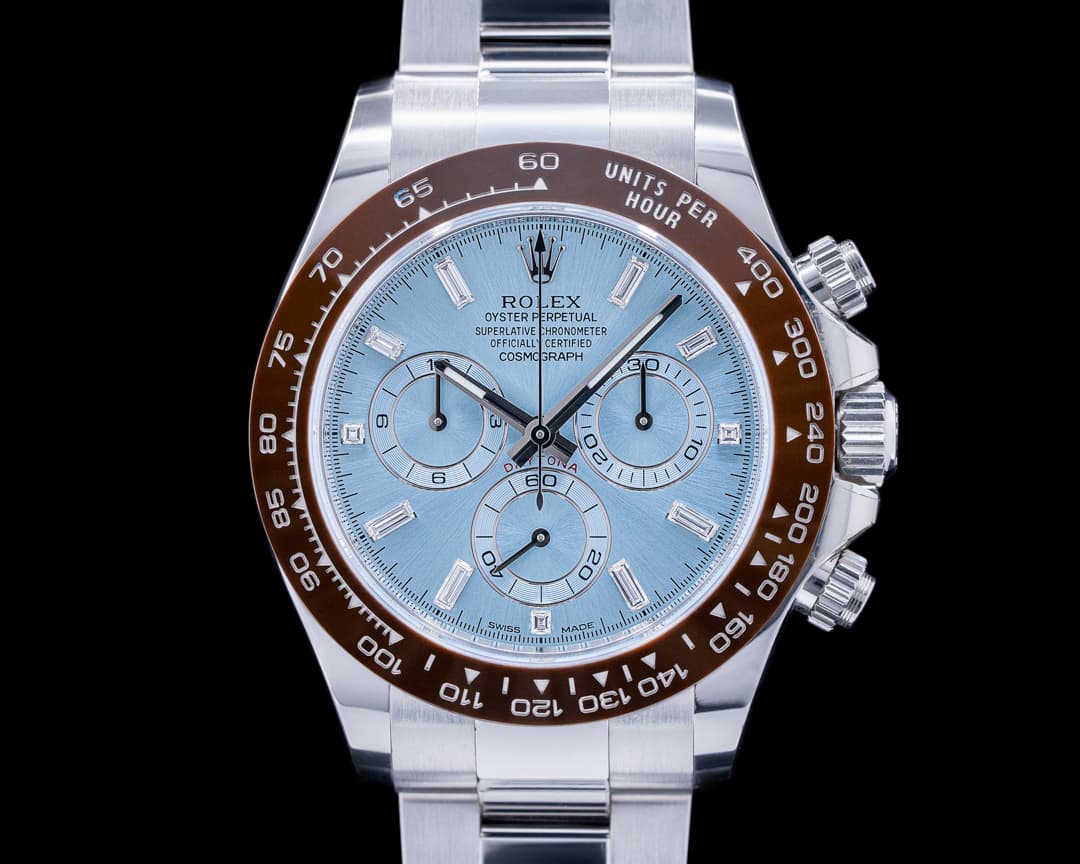 Rolex Daytona Platinum 116506 Baguette Diamond Dial