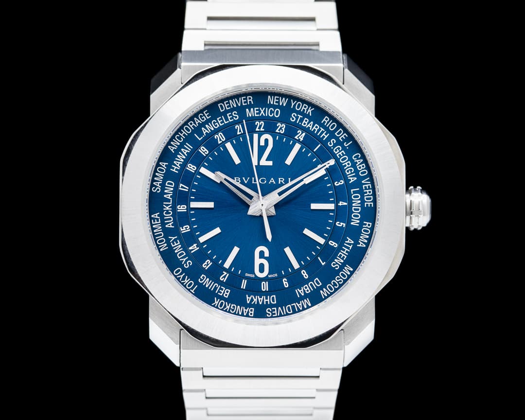 Bulgari Octo Roma Worldtimer Automatic Blue Dial 40MM 2022