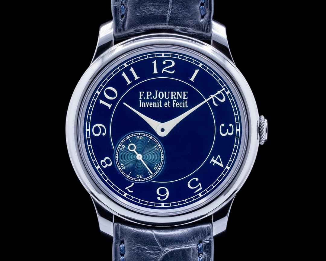 F. P. Journe Chronometre Bleu Tantalum Blue Dial 