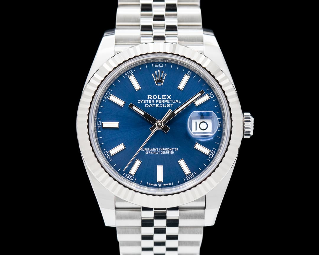 Rolex Datejust 41 Blue Stick Dial SS/SS 2023