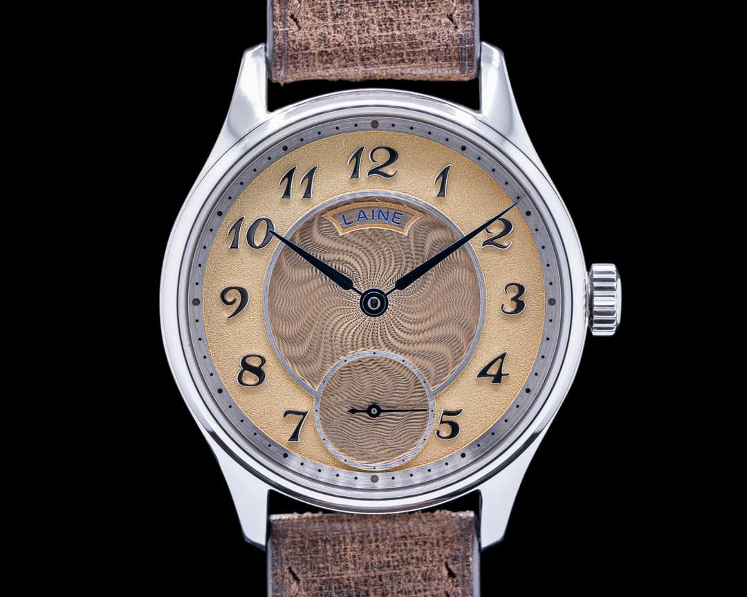 Laine G3 Gelidus Salmon Guilloche dial 2022