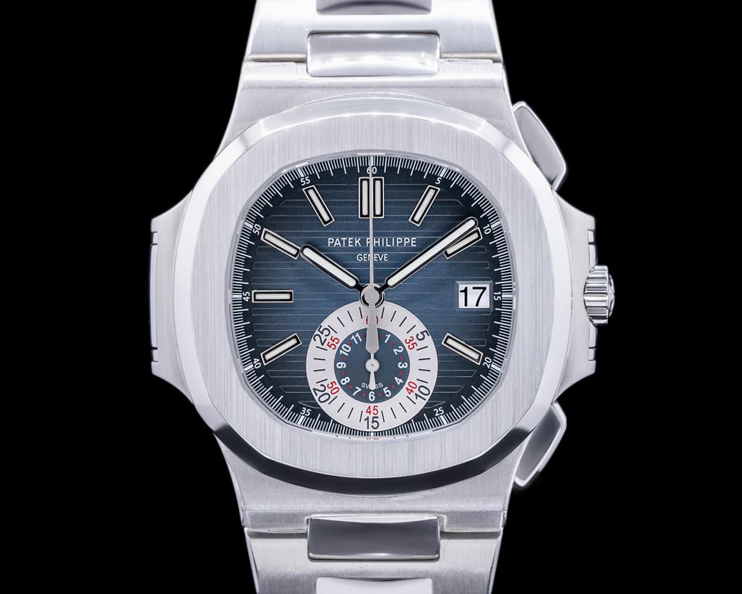 Patek Philippe Nautilus 5980/1A Chronograph SS Blue Dial