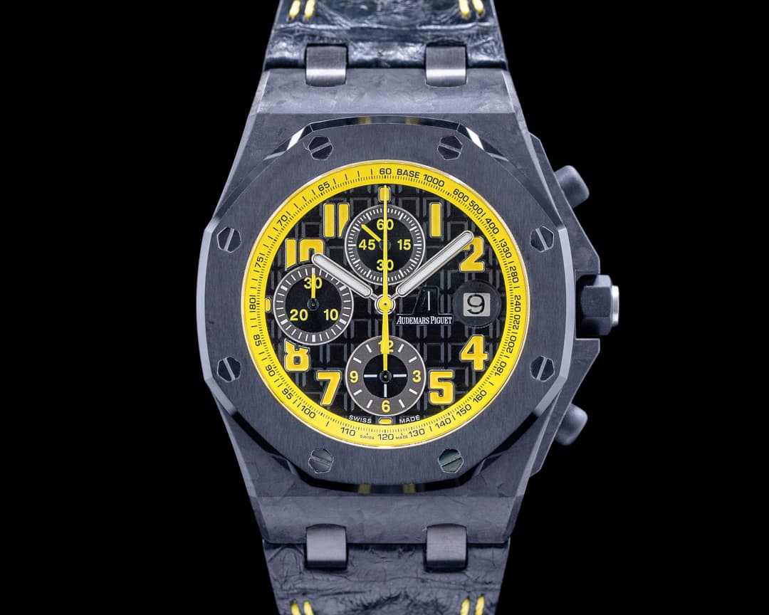 Audemars Piguet Royal Oak Offshore "Bumble Bee" 26176FO + Matching Cufflinks