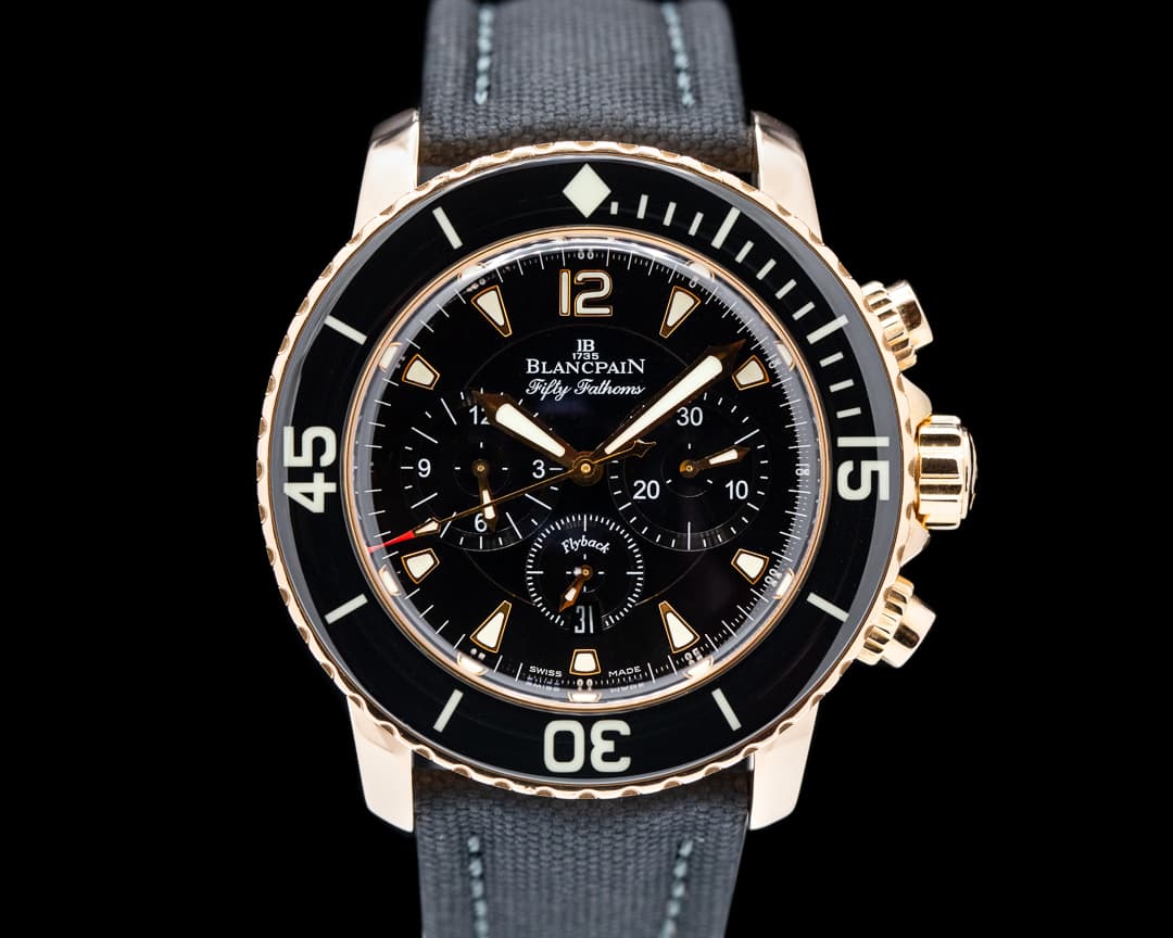 Blancpain Fifty Fathoms Chronograph 18K Rose Gold