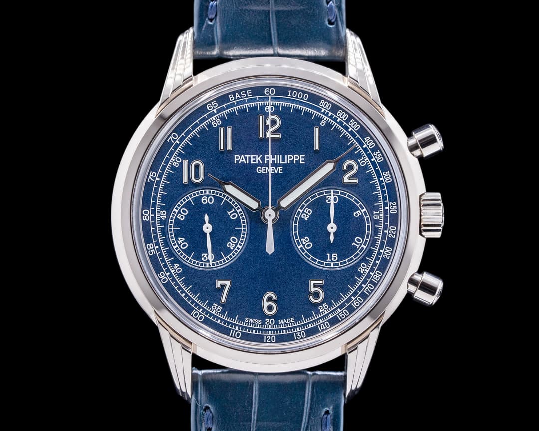 Patek Philippe Chronograph 5172G 18K White Gold Blue Dial