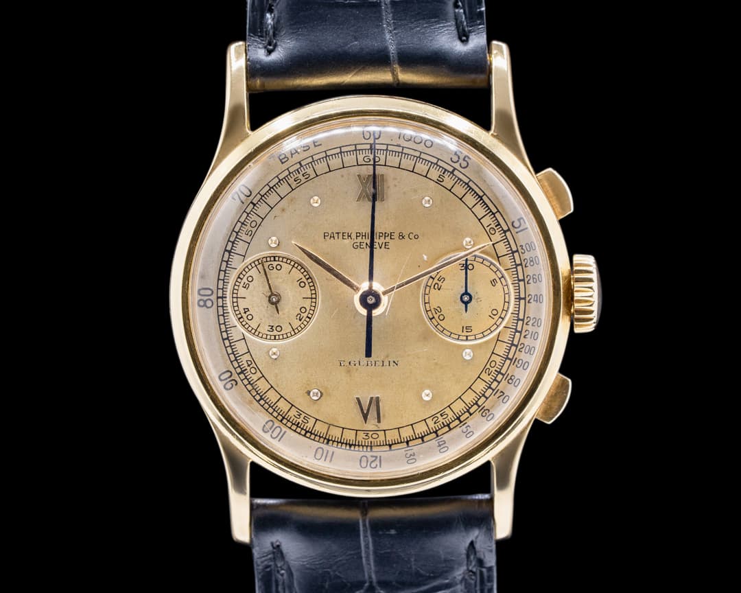 Patek Philippe Chronograph 130 18K YG "Gubelin" Dial
