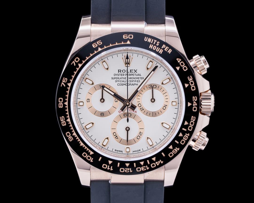 Rolex Cosmograph Daytona 116515LN 18K Rose Gold Ivory Dial / Rubber 2020