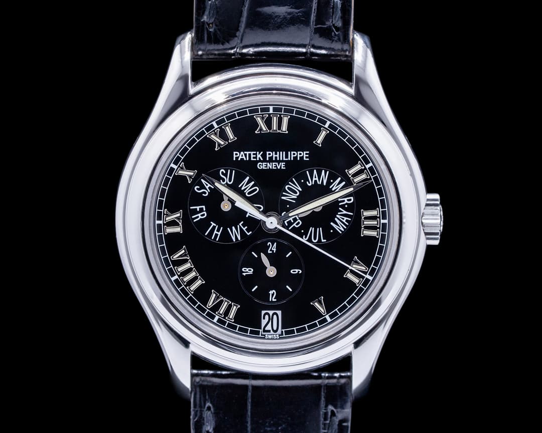 Patek Philippe Annual Calendar 5035P Black Dial Platinum