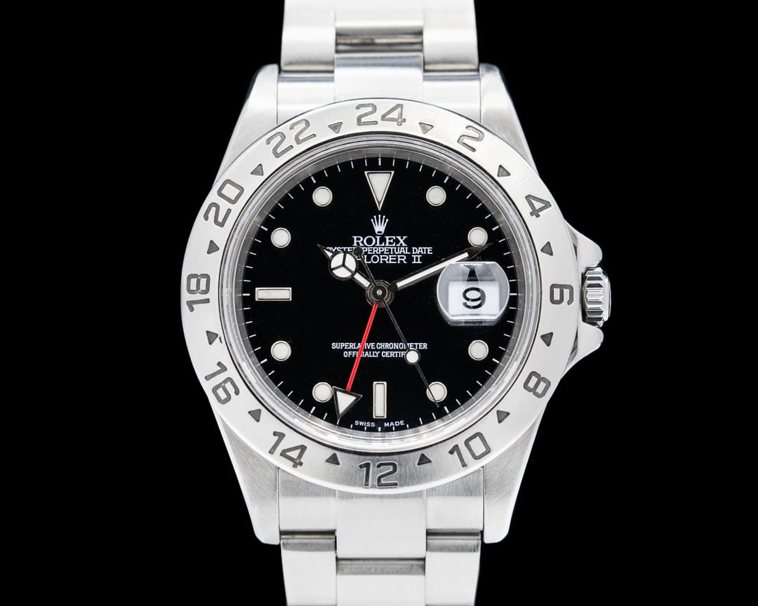 Rolex Explorer II SS Black Dial 16570 3186