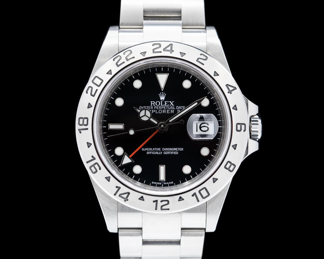 Rolex Explorer II SS Black Dial 16570 Transitional