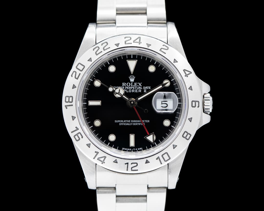 Rolex Explorer II 16570 Black Dial 
