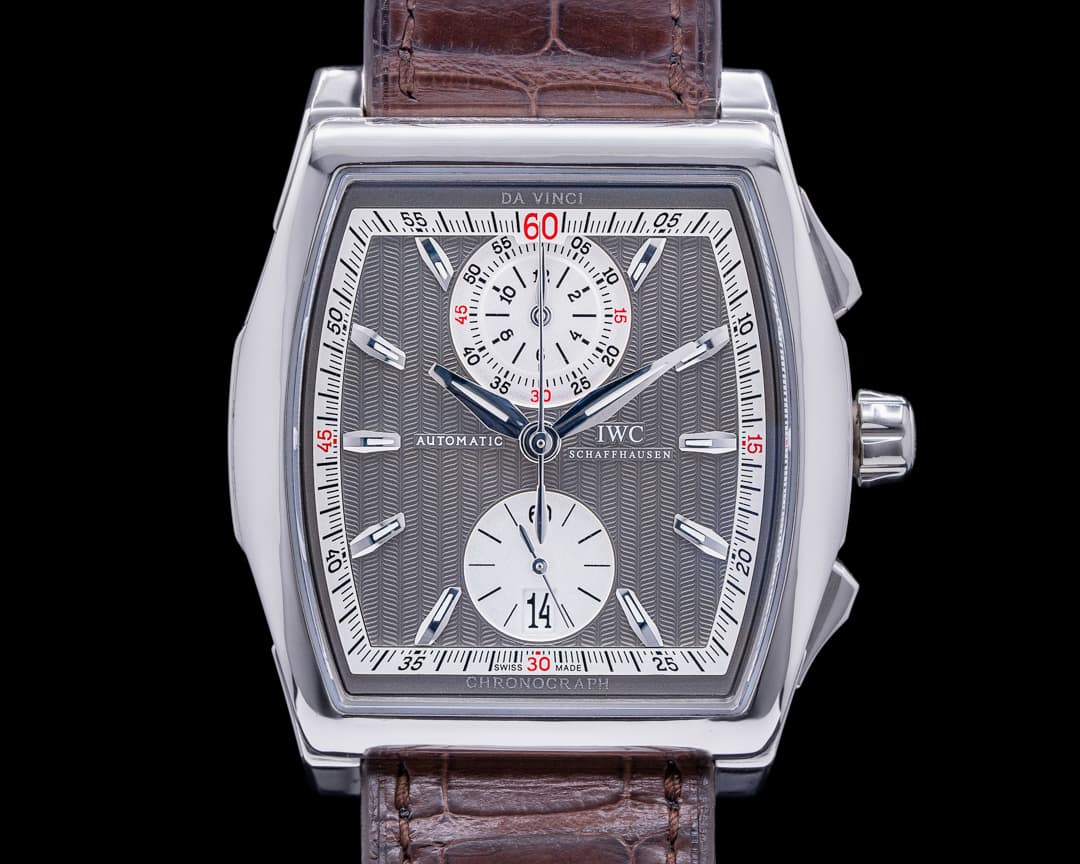 IWC Da Vinci Flyback Chronograph 18K White Gold  
