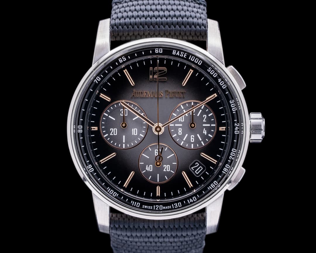 Audemars Piguet Code 11.59 Chronograph 18k WG / 18k RG Smoked Grey Dial