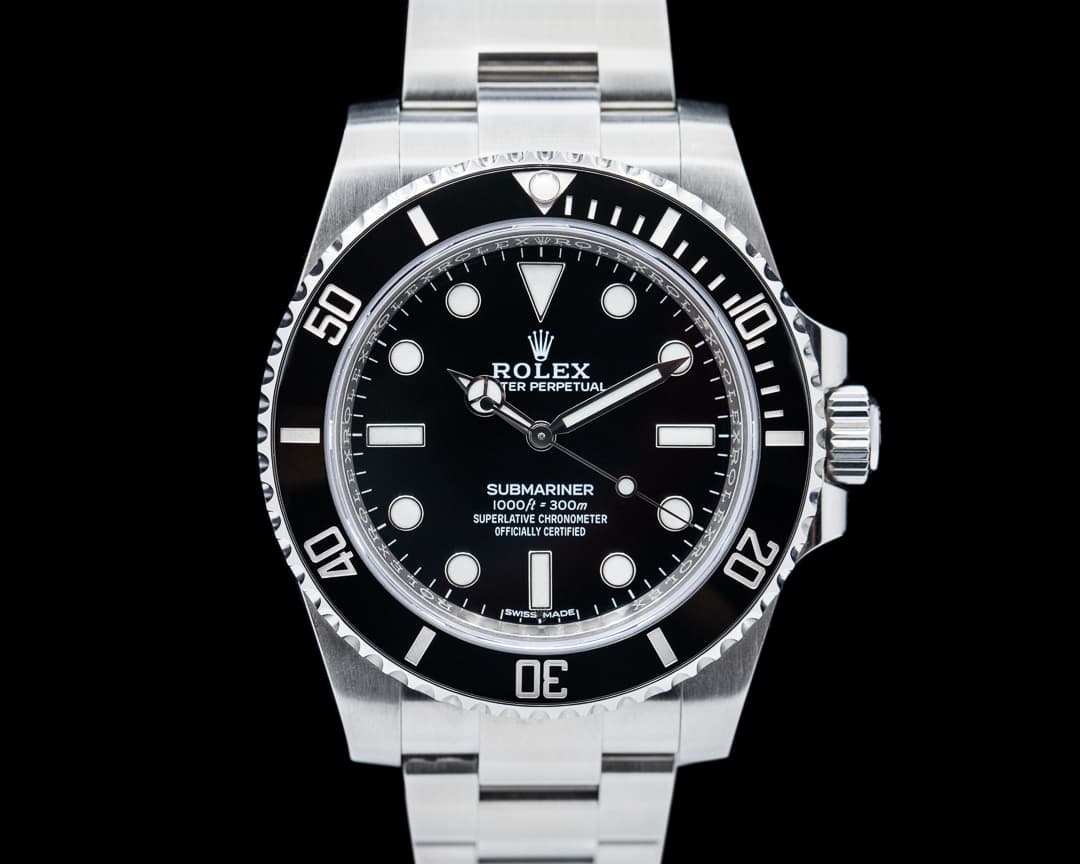 Rolex Submariner No Date Ceramic Bezel SS