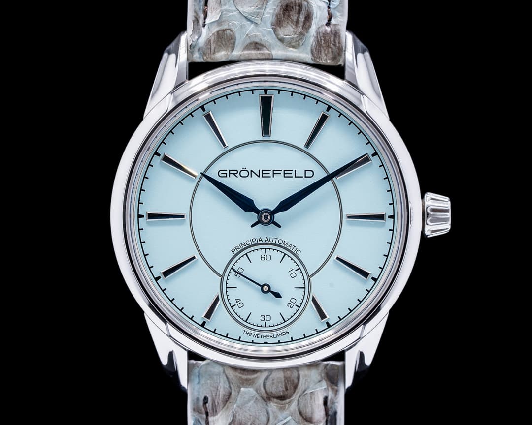 Gronefeld 1941 Principia Automatic Steel Turquoise Tiffany Dial 2021 