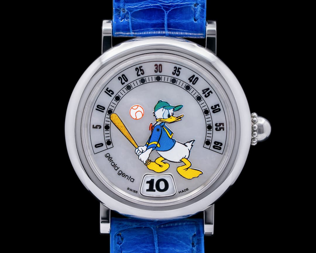 Gerald Genta Arena Bi-Retrograde Donald Duck