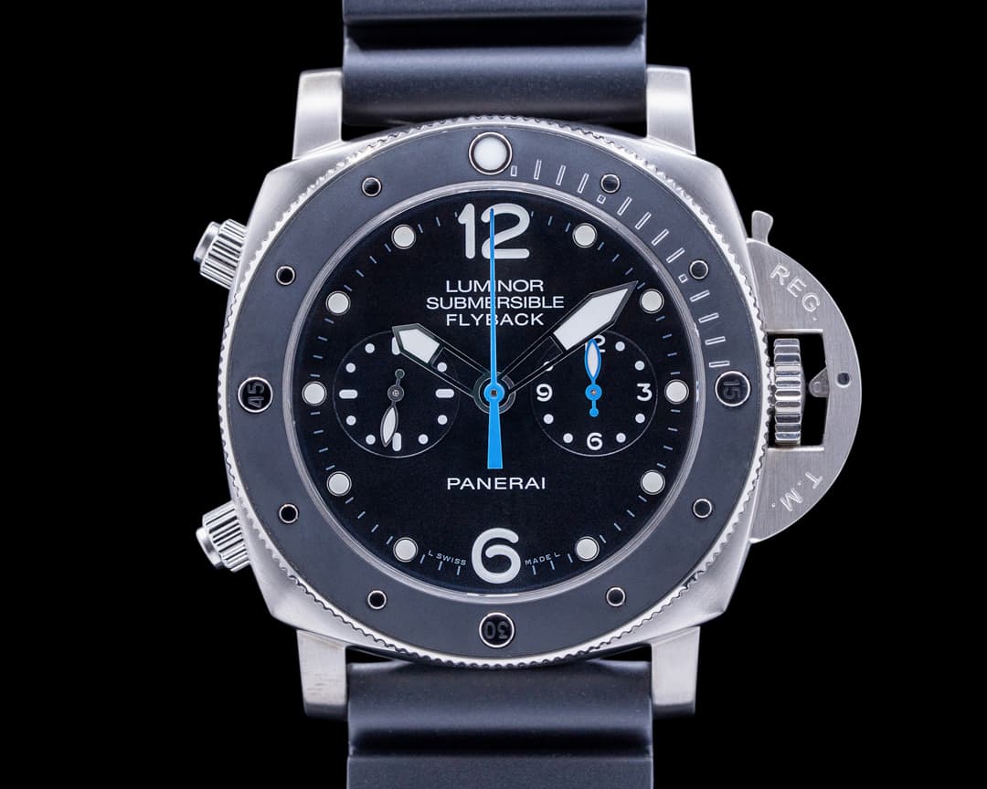 Panerai Submersible PAM00615 flyback Titanium