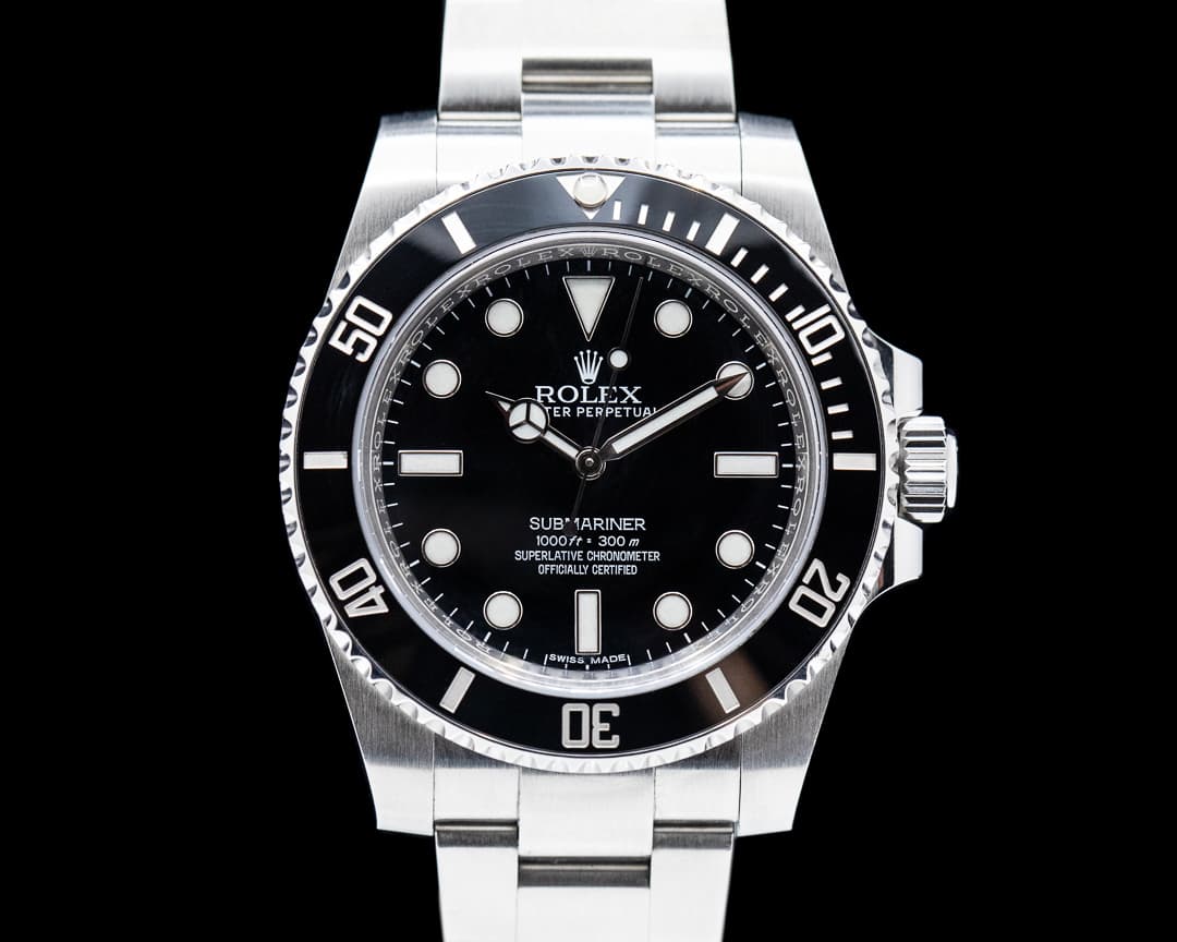 Rolex Submariner No Date Ceramic Bezel SS