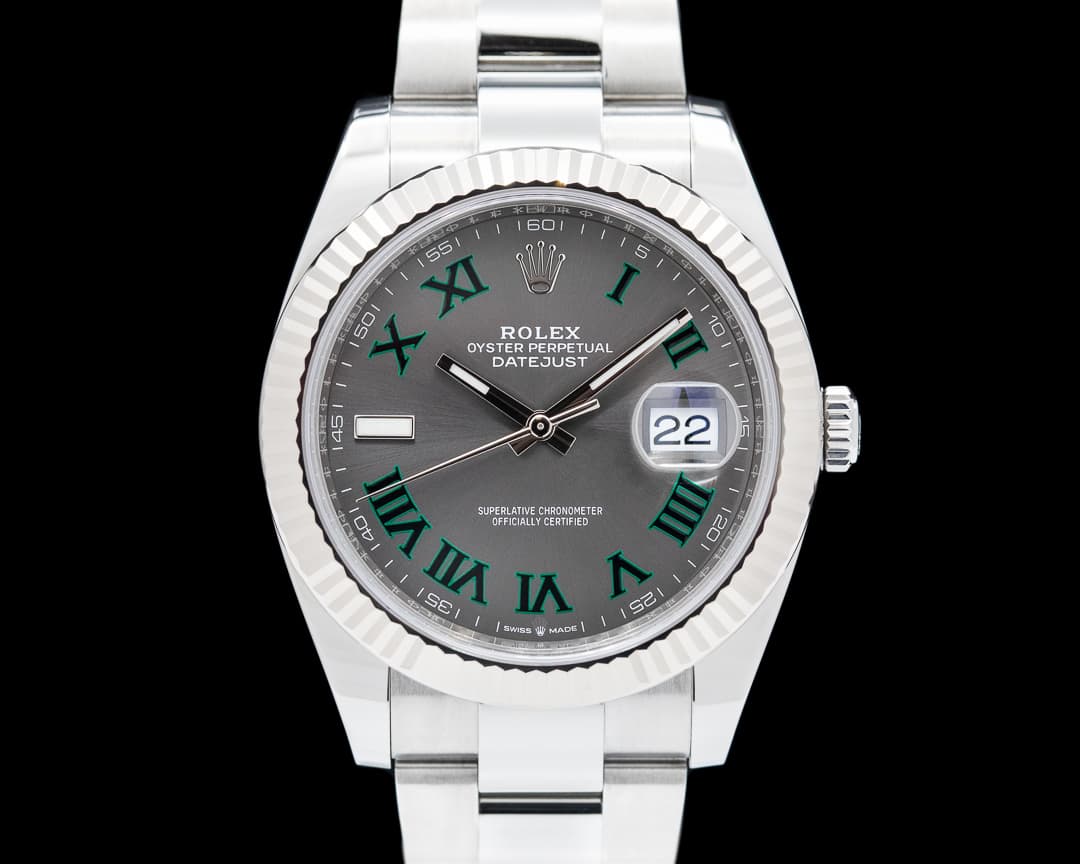 Rolex Datejust 41 126334 Wimbledon Dial Oyster Bracelet