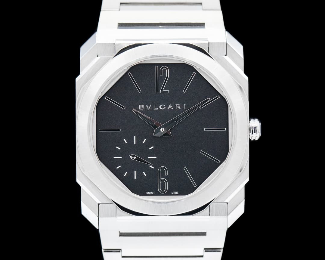 Bulgari Octo Finissimo Extra Thin SS Black Dail 40MM