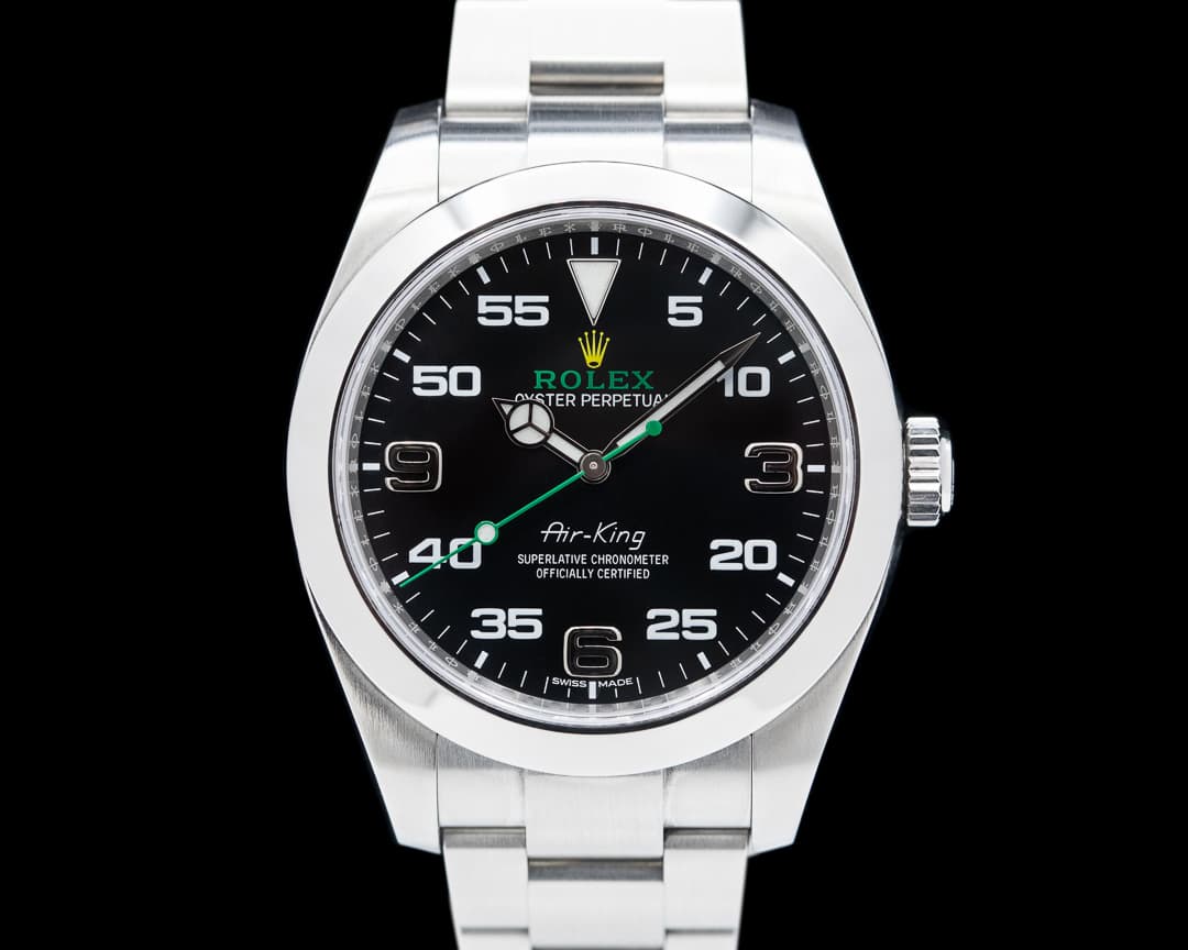 Rolex Air King 116900 Black Dial SS