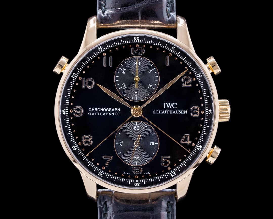 IWC Portuguese Chronograph Split Second 18K Rose Gold