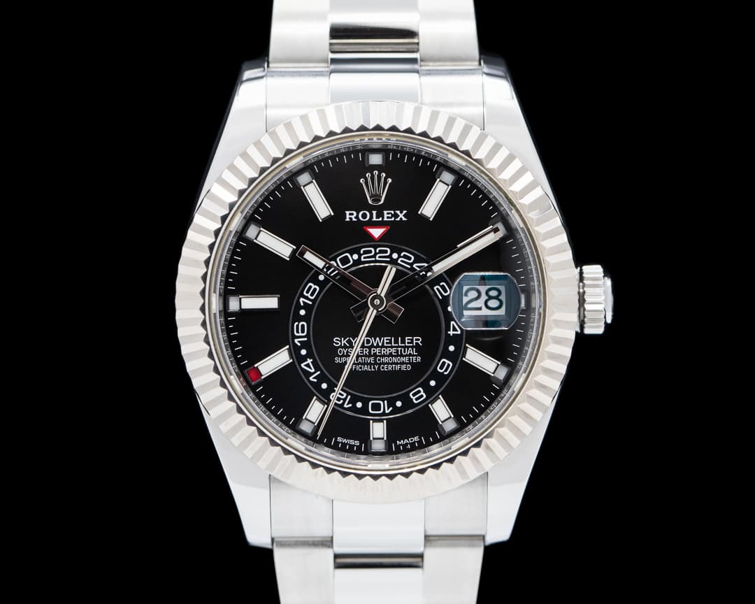 Rolex Sky Dweller 326934 Steel Black Dial 