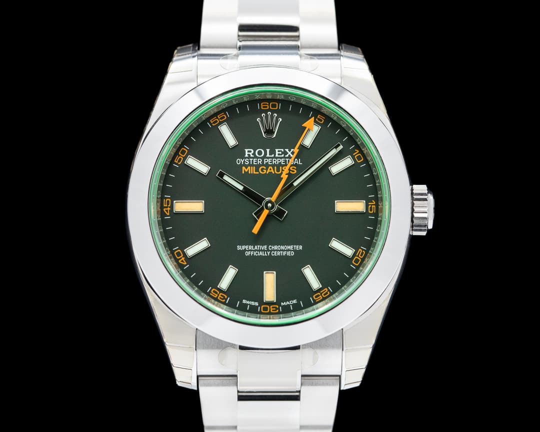 Rolex Milgauss 116400GV Green Crystal Edition UNWORN 2023