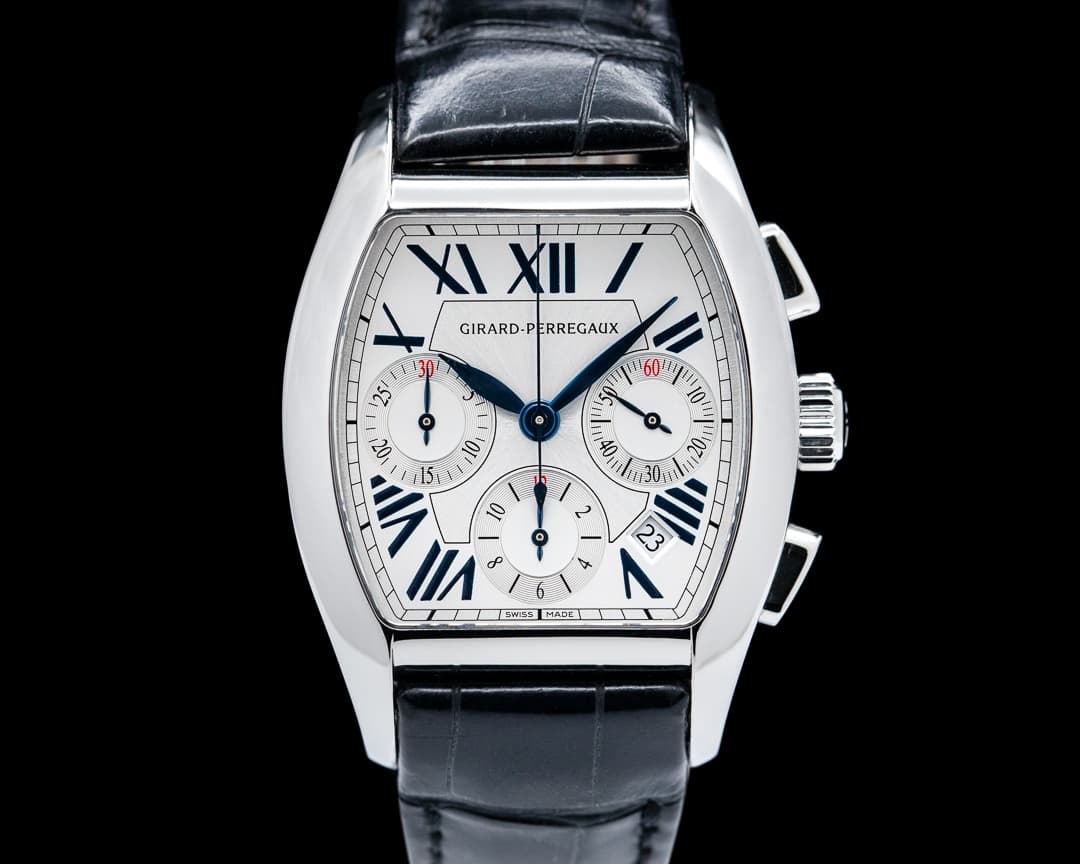 Girard Perregaux Richville Steel Chrono Silver Dial