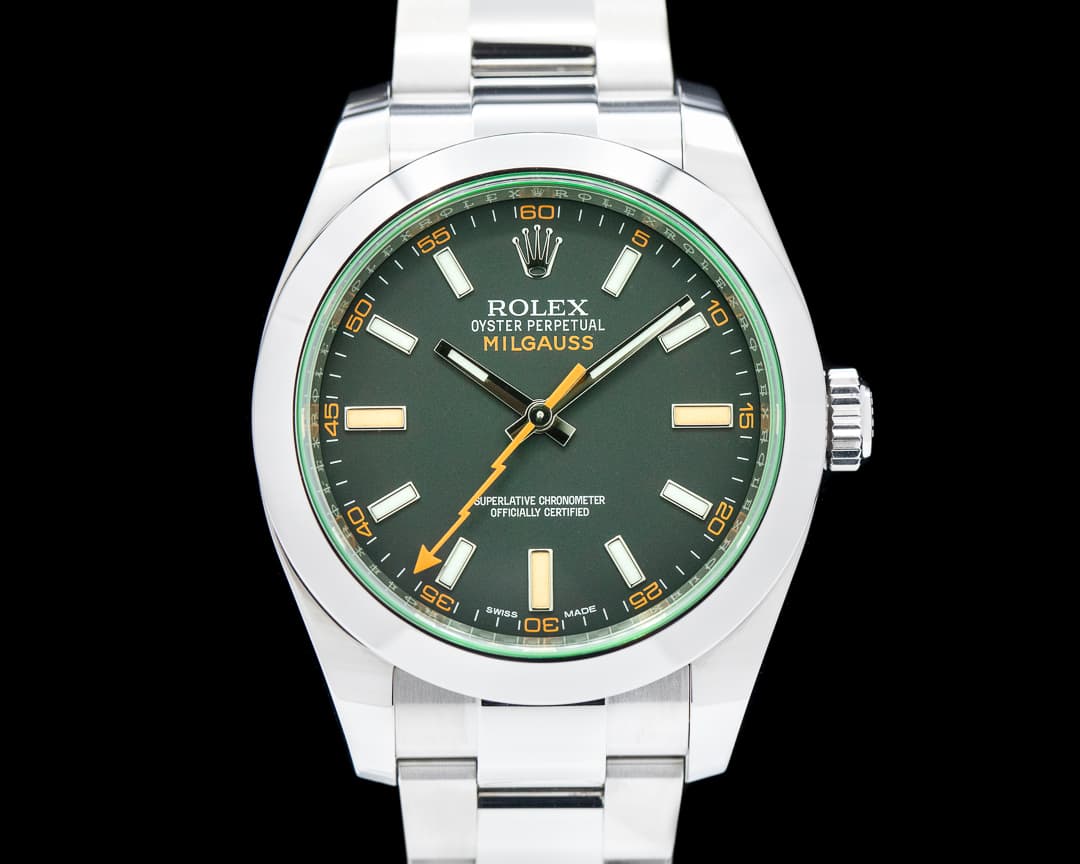 Rolex Milgauss 116400GV Green Crystal 2020