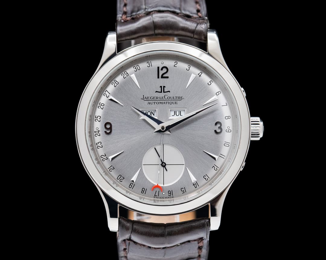 Jaeger LeCoultre Master Control Triple Calendar 18k White Gold 