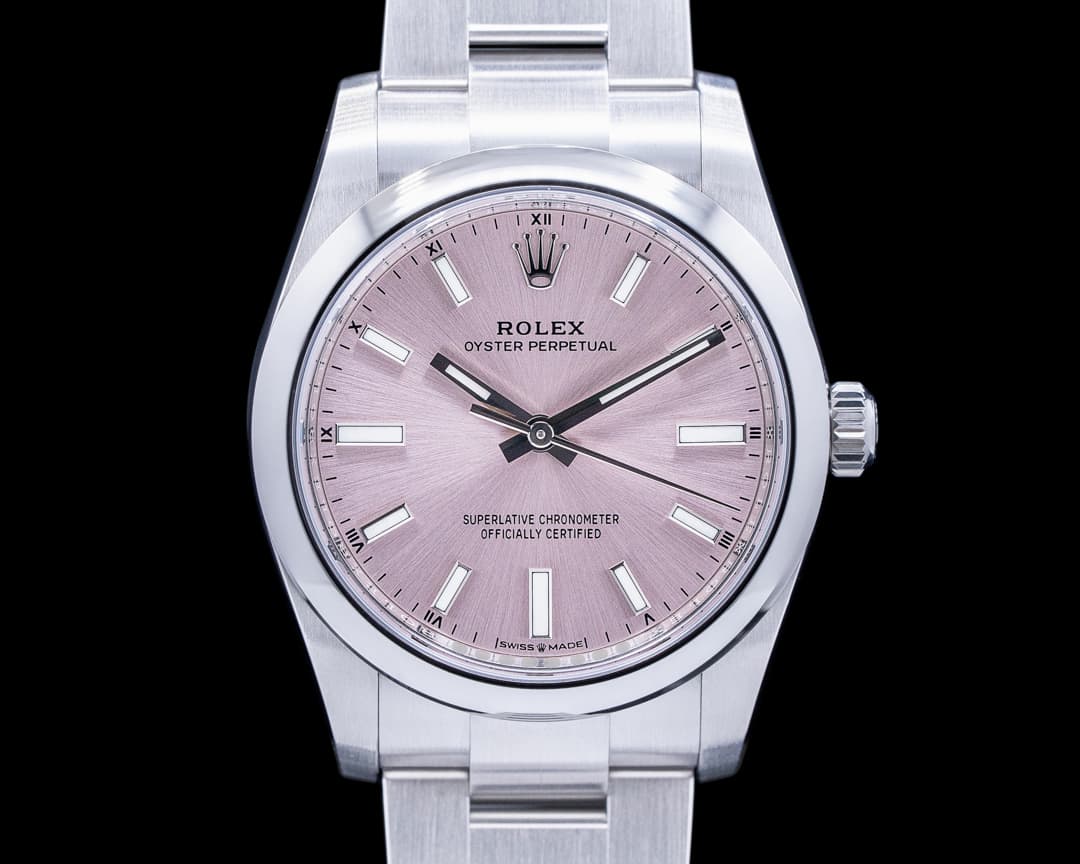Rolex Oyster Perpetual 124200 33mm SS / Pink Dial  
