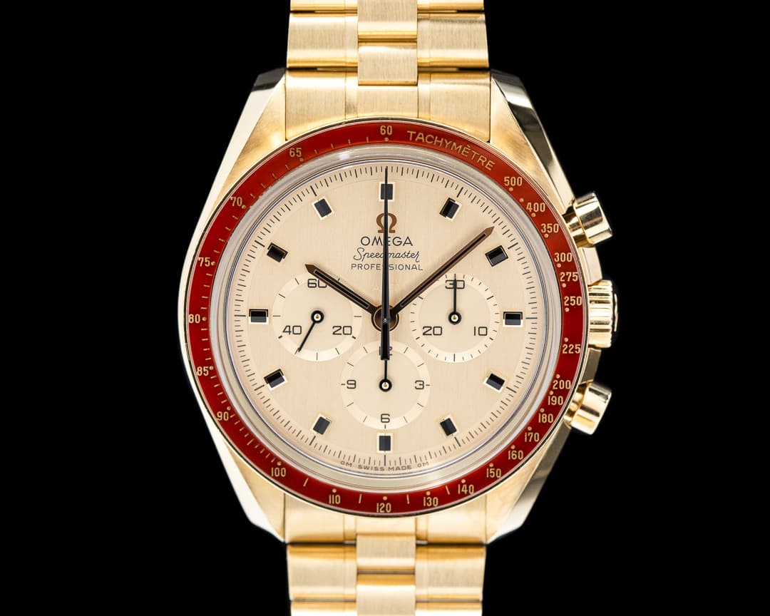 Omega Apollo XI 50th Anniversary Speedmaster 18K Yellow Gold 