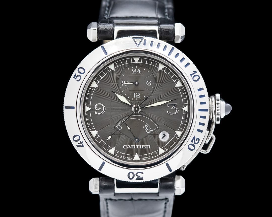 Cartier Pasha Millennium Power Reserve GMT SS 38.5MM