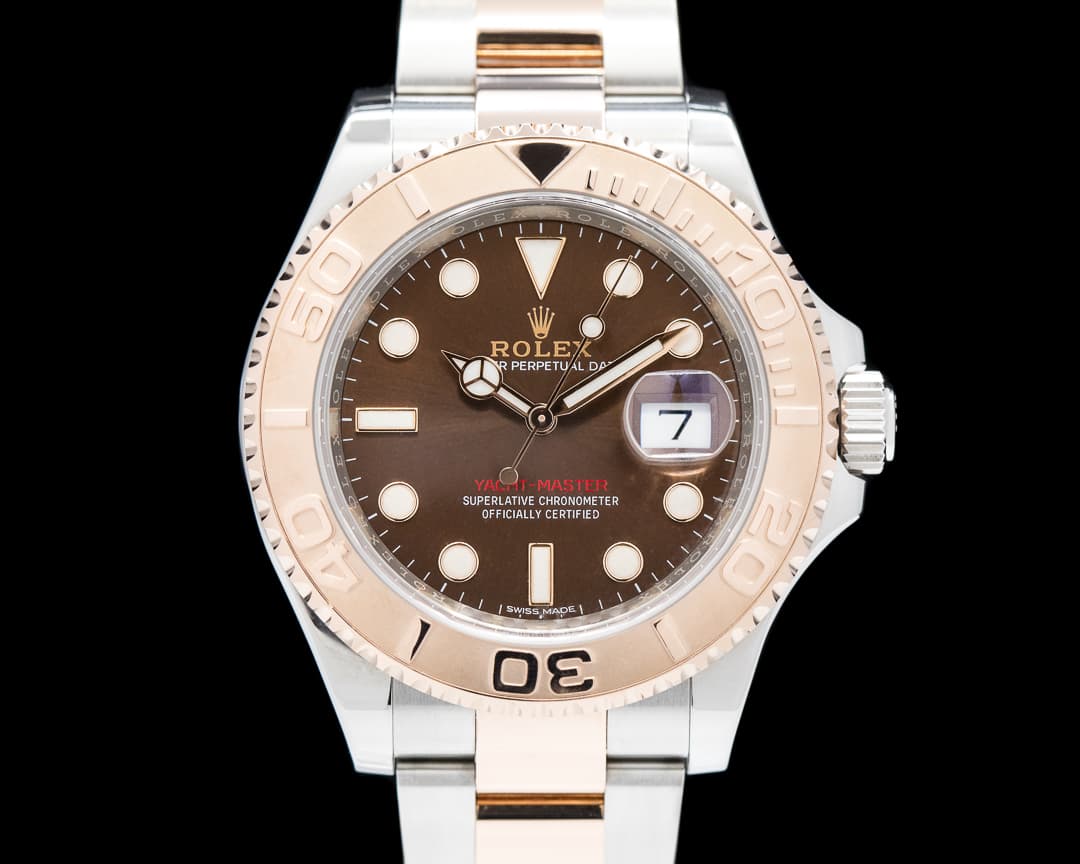 Rolex Yacht Master 116621  18K / SS Chocolate Dial