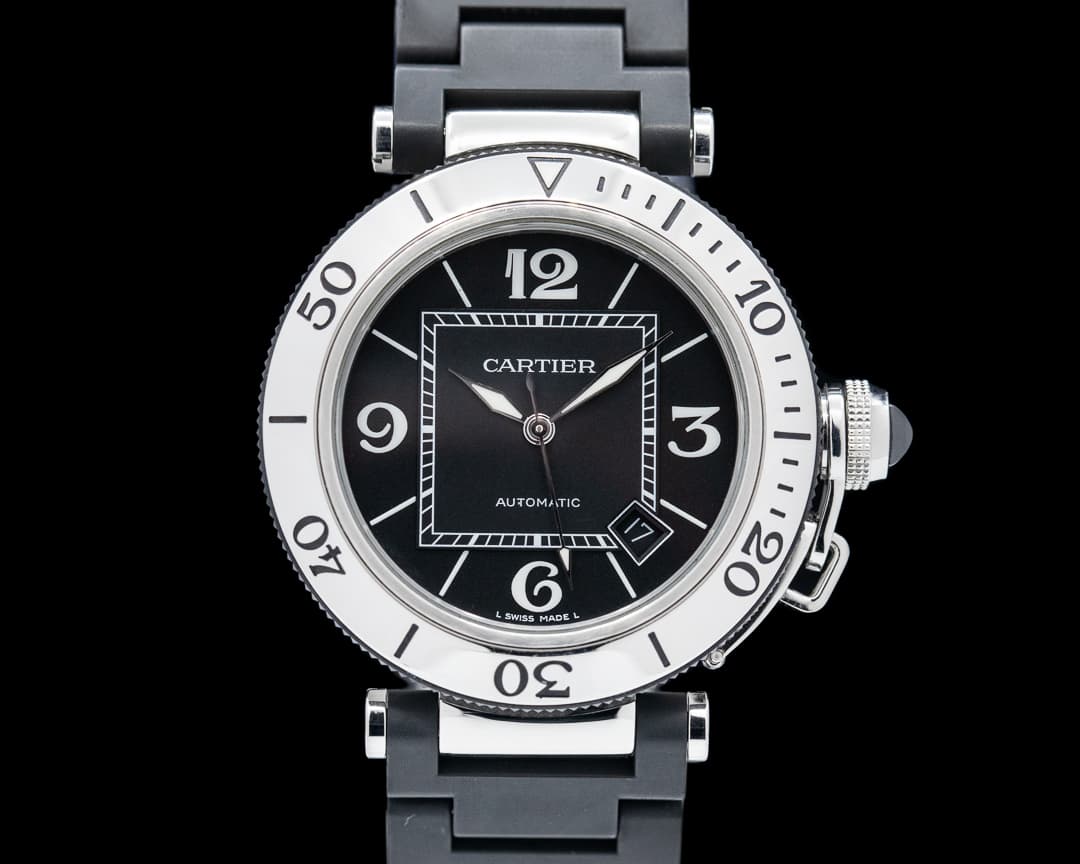 Cartier Pasha Seatimer  Rubber / SS 